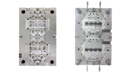 injection mold both sides